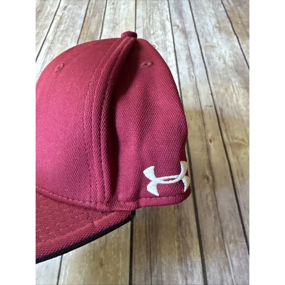 Under Armour South Carolina Gamecocks Baseball player team issued Hat Garnet - Picture 2 of 4